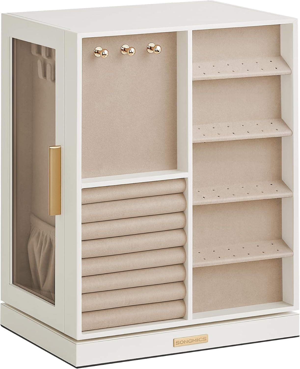 SONGMICS GISELLA Collection UJBC170W01 - Joyero organizador girator...