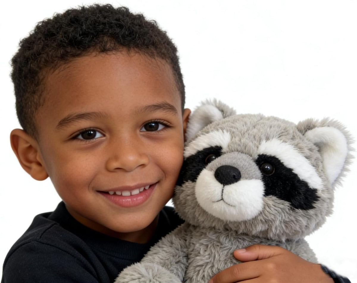 YUKOUQIAN Muñeco de peluche de mapache lindo juguete de 8 pulgadas...