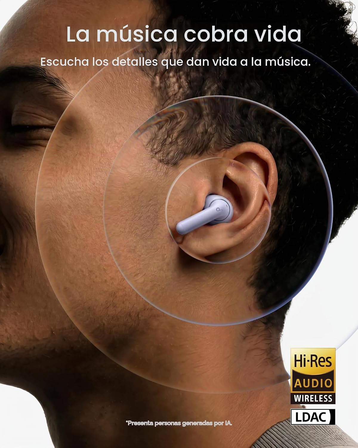 Auriculares inalámbricos Soundcore Anker P42i con ANC adaptativo pa...