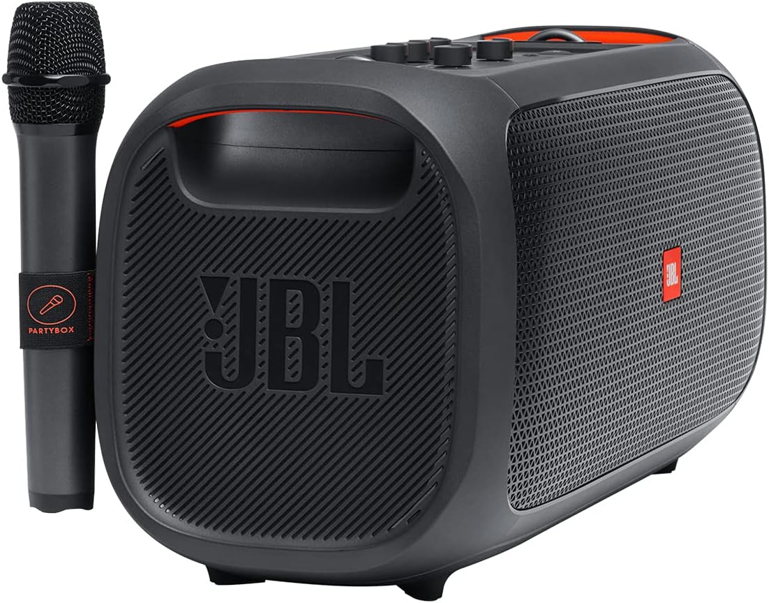 JBL PartyBox On-The-Go Potente altavoz portátil Bluetooth para fies...