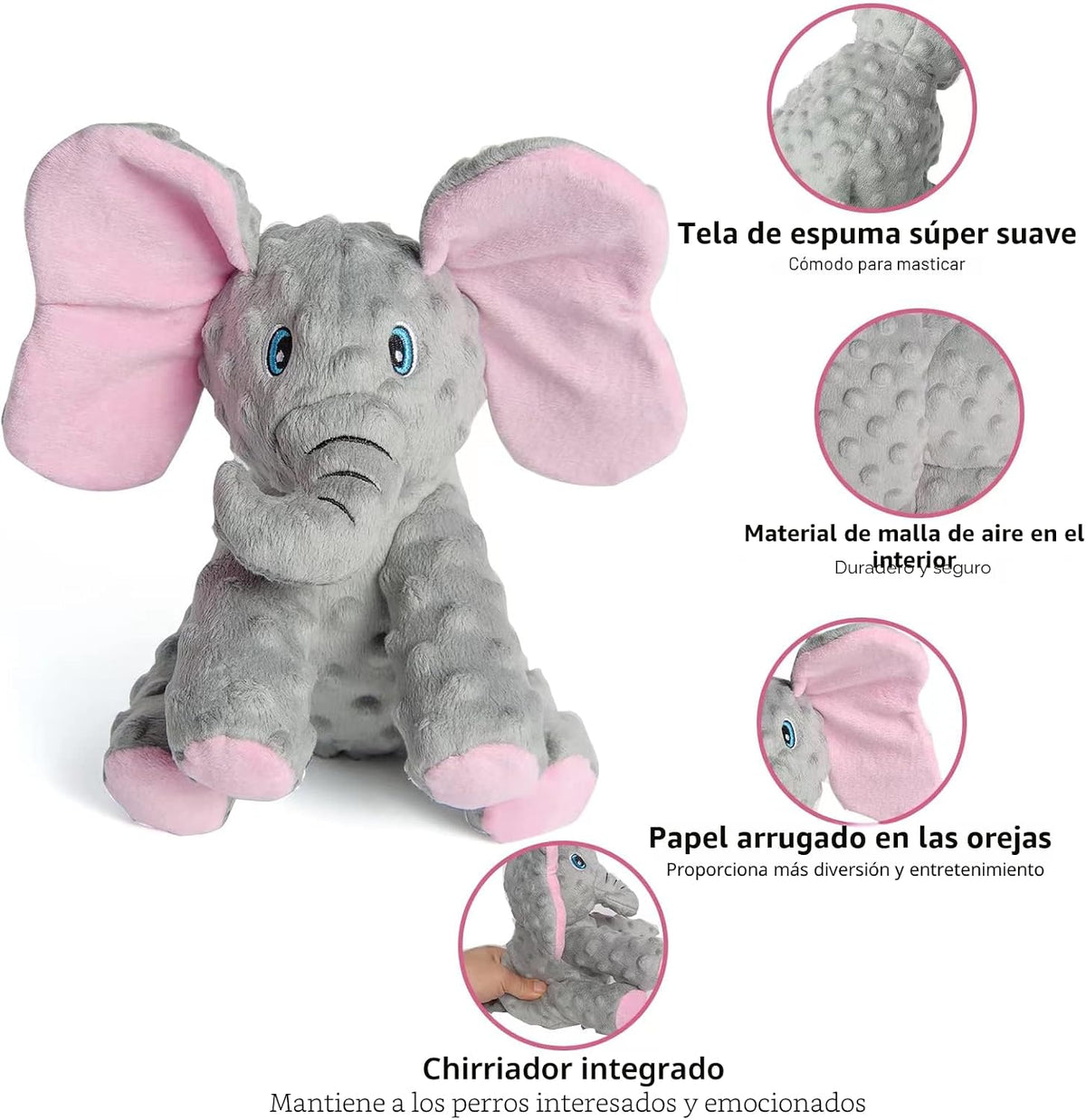 DODODOLA Juguetes para perros, juguetes para cachorros, lindo jugue...