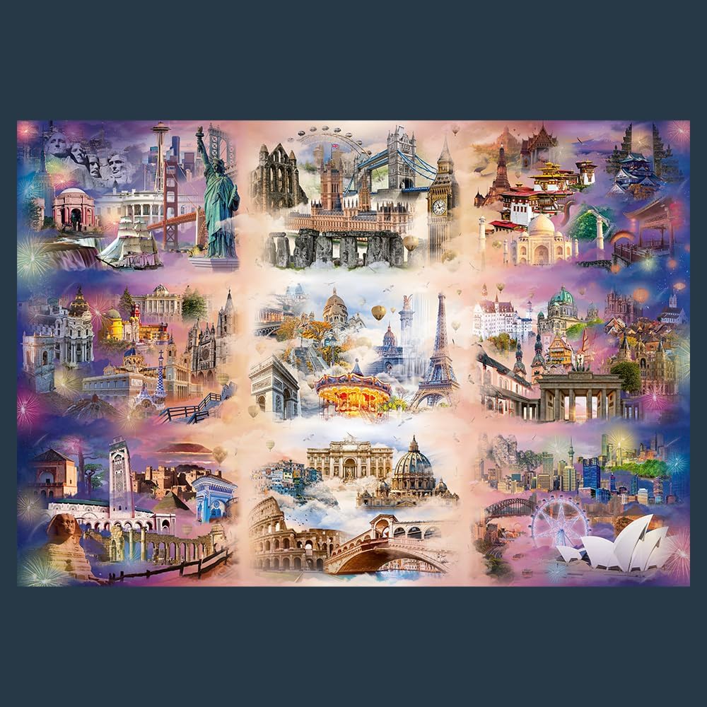 Trefl Cities Beyond The Clouds 13500 Rompecabezas Prime 78"x54&...