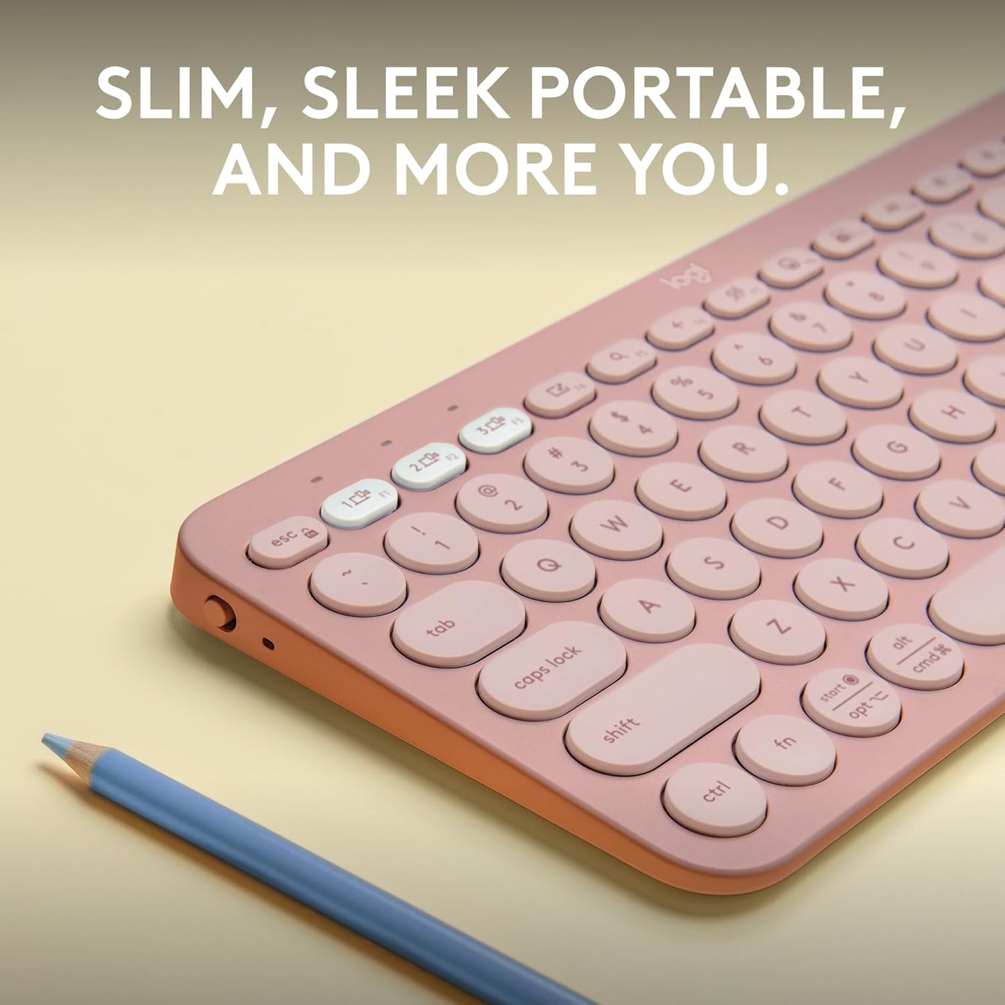 Logitech Pebble Keys 2 K380s Teclado inalámbrico Bluetooth - Tonal...