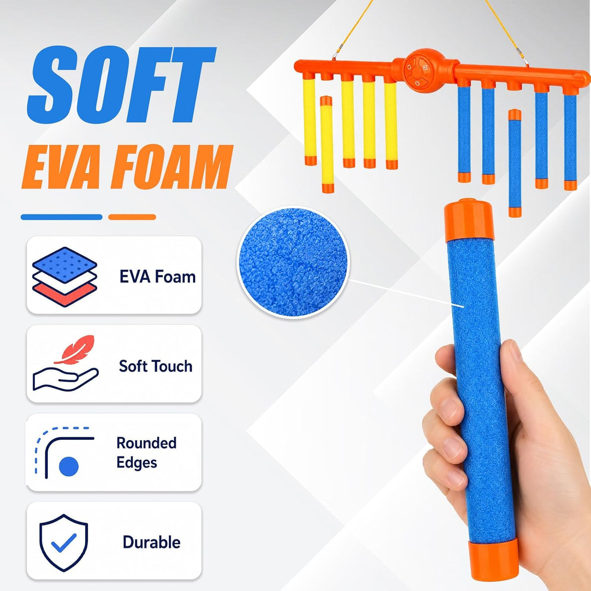 Reflex Drop Sticks Juego - 3 velocidades Solo\/Dual Play, (sin cont...