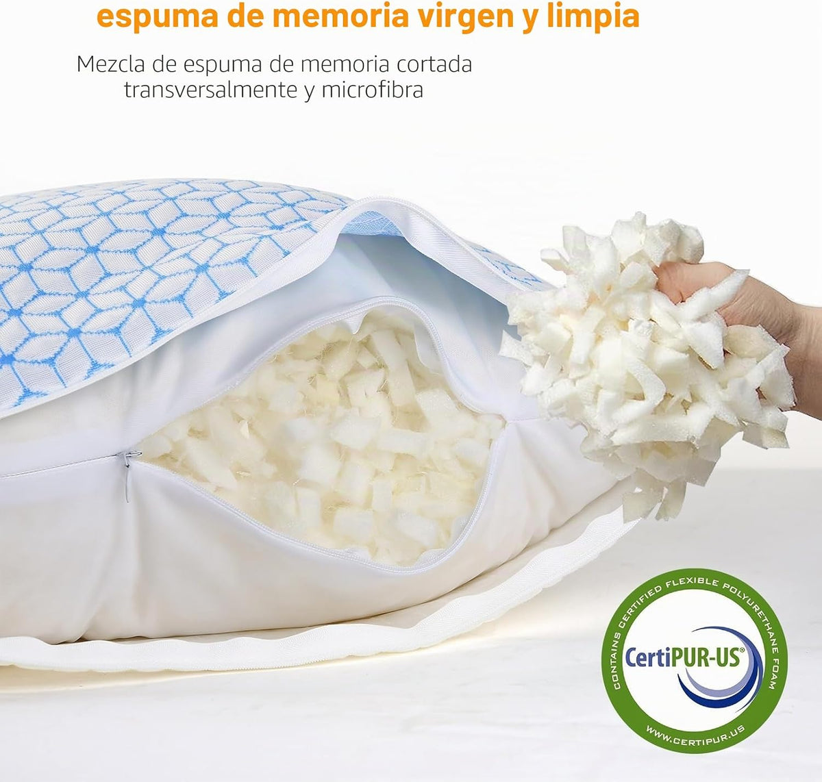 Love Attitude Almohadas firmes de tamaño estándar para almohadas de...