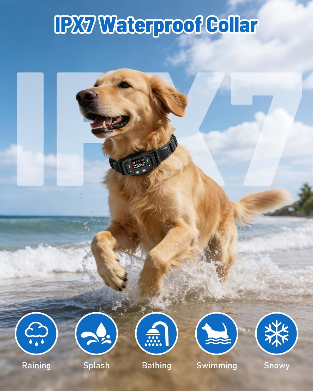 LINCAE Valla inalámbrica GPS para perro, valla eléctrica para colla...