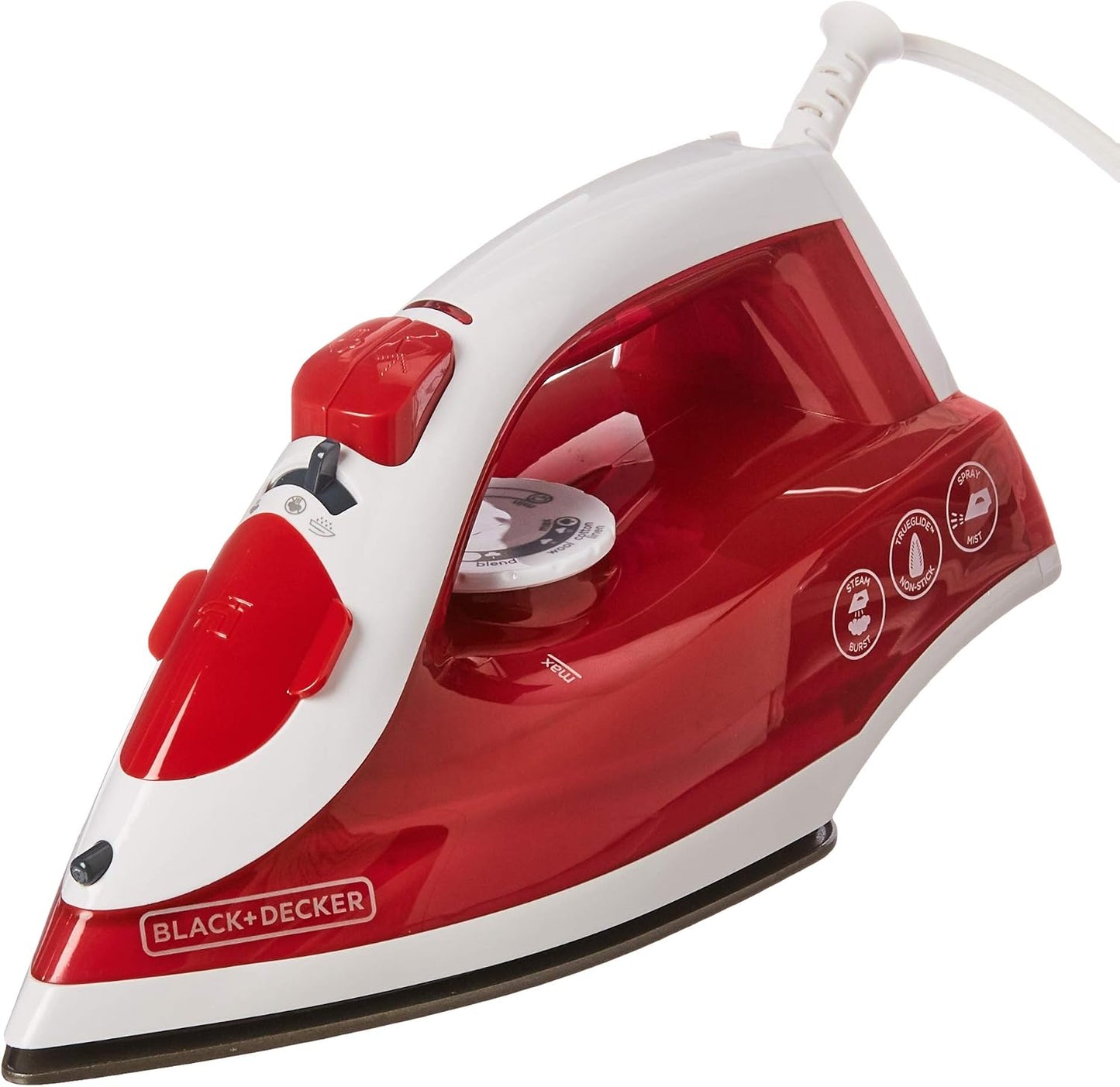 BLACK+DECKER Plancha compacta de control variable, suela antiadhere...