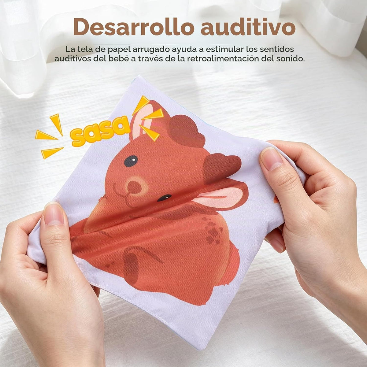 KILGICO Juguete de Caja de Pañuelos para Bebés de 6-12 Meses - Jugu...