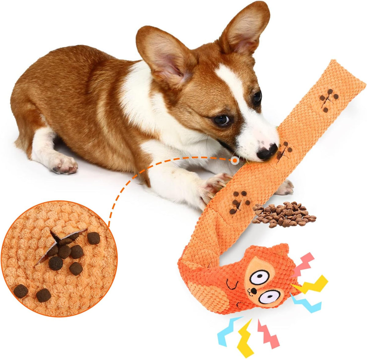 Letsmeet Juguetes de Perro Chirriantes Rompecabezas IQ Entrenamient...