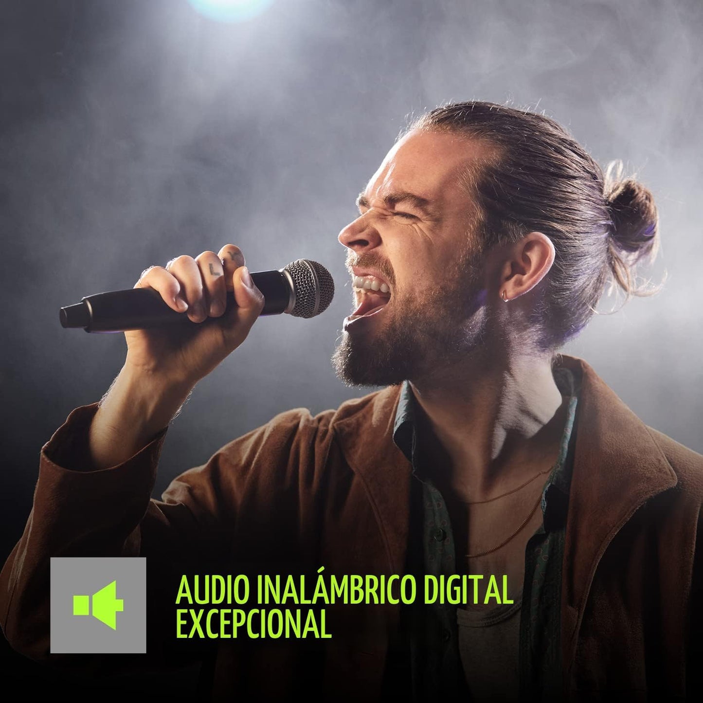 Shure GLXD24R+\/B87A Sistema de micrófono inalámbrico digital profe...