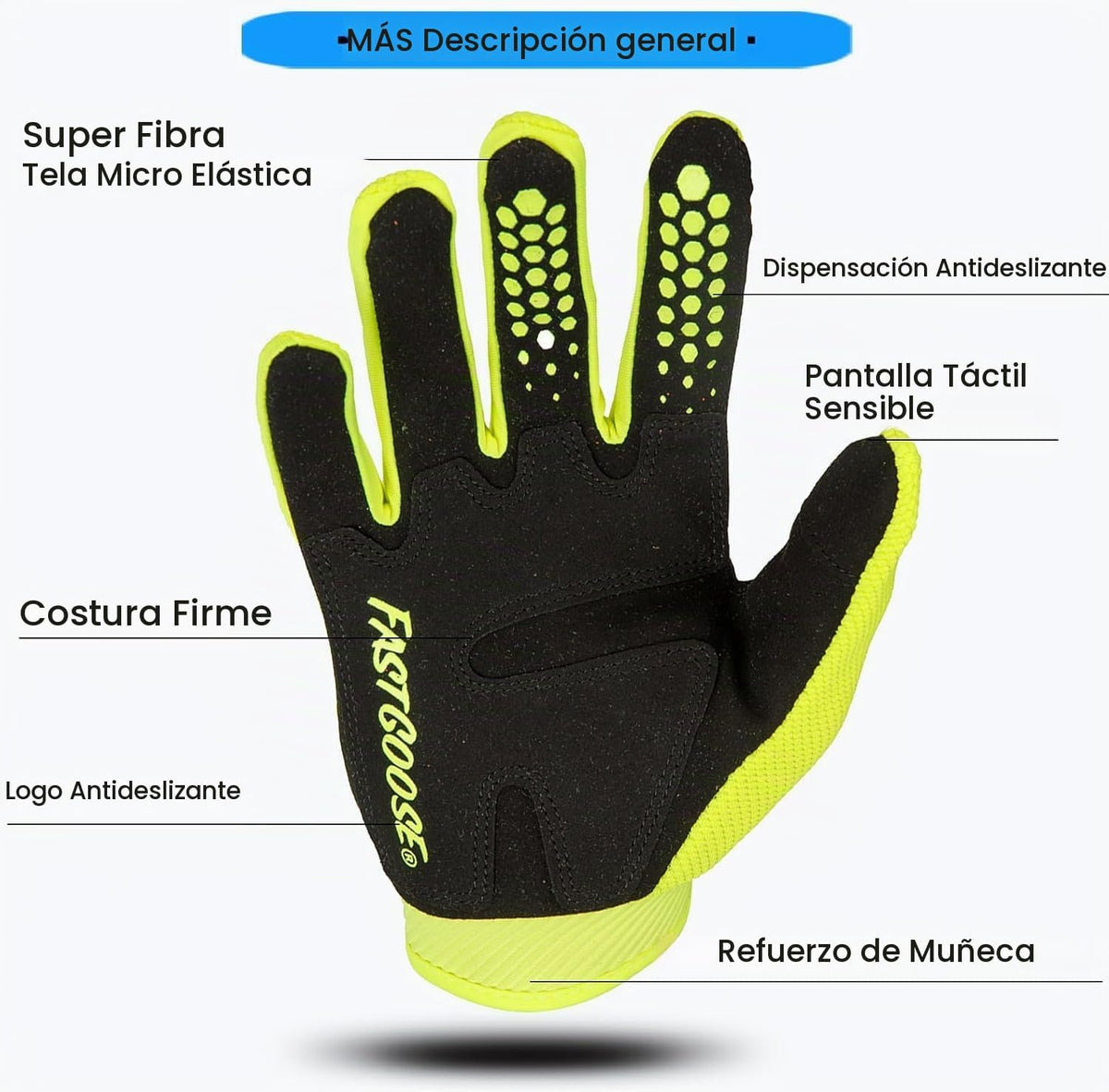 Guantes de motocicleta con pantalla táctil TATACLEA para hombres y...