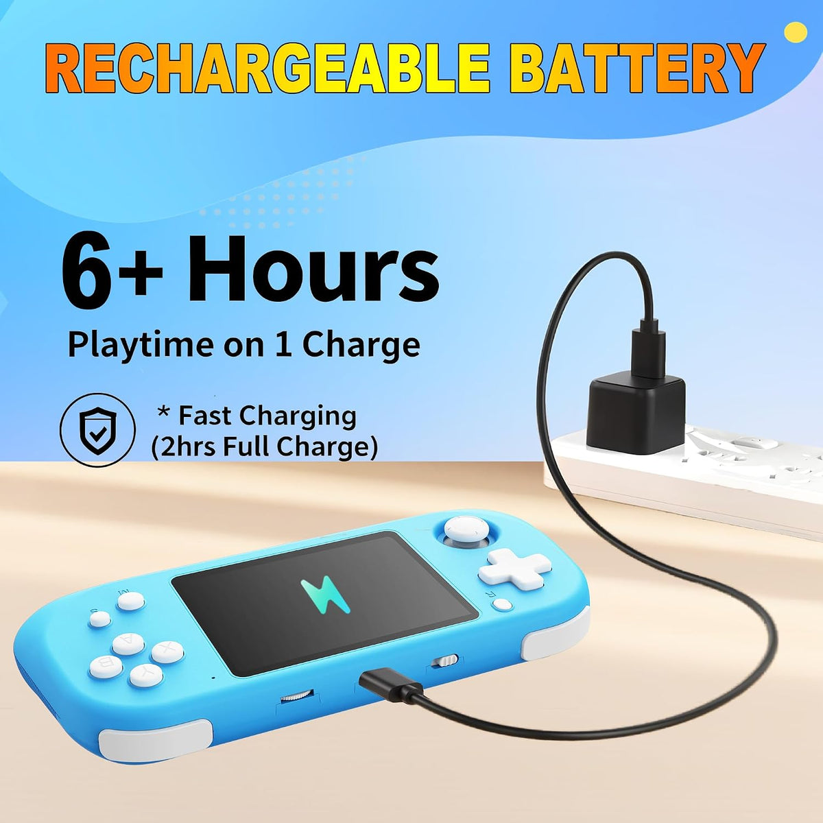 Beijue Juego de mano para niños con pantalla IPS de 3.5 pulgadas, 1...