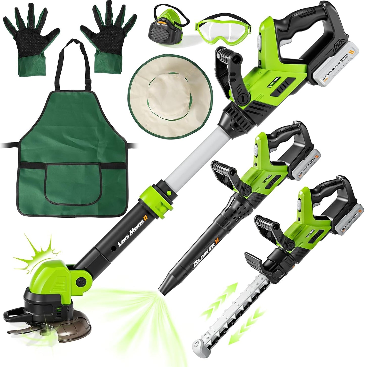 Conjunto de herramientas para niños mejorado, 3 en 1: herramientas...