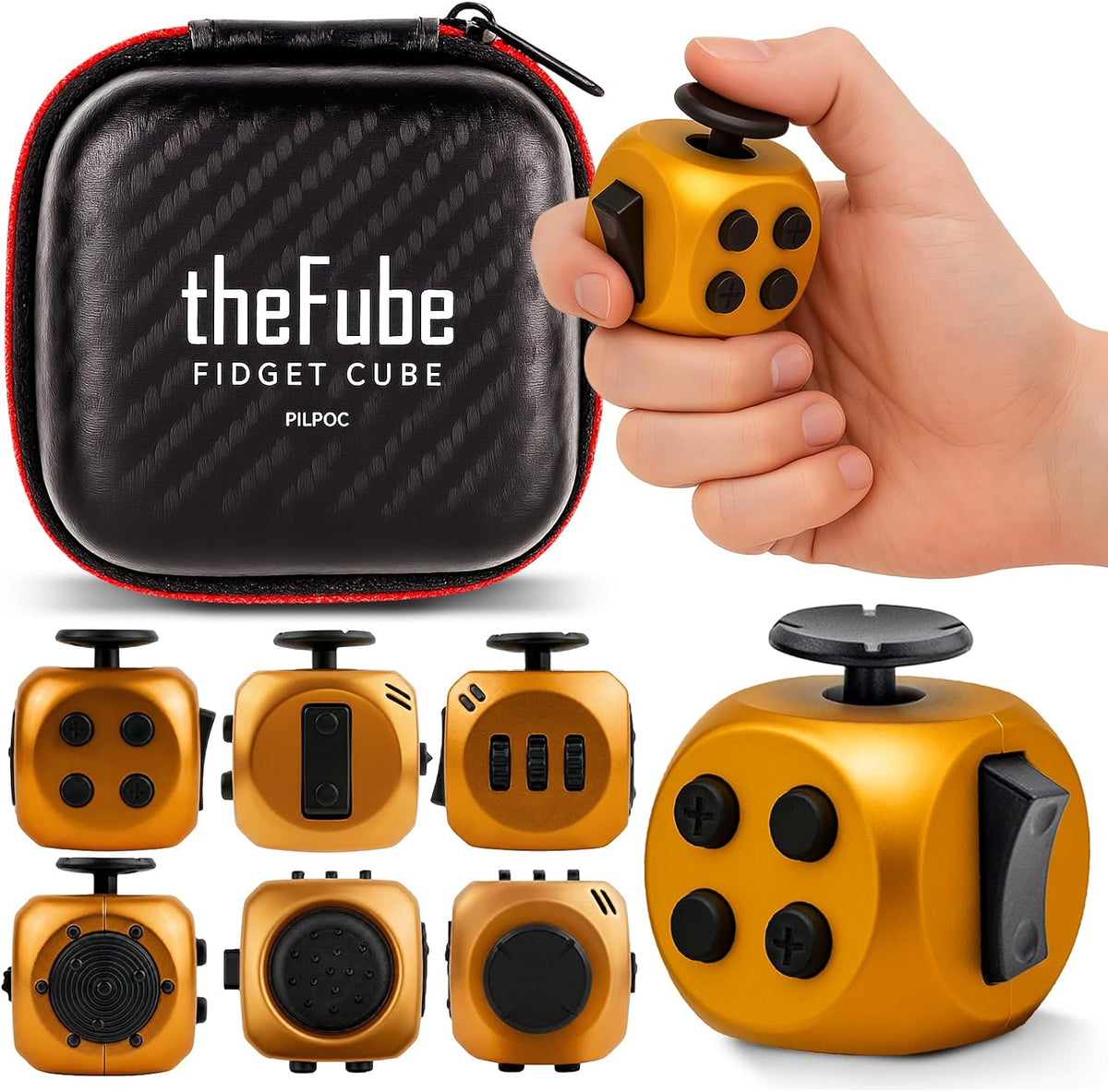 PILPOC theFube - Cubo para aliviar el estrés para niños y adultos (...
