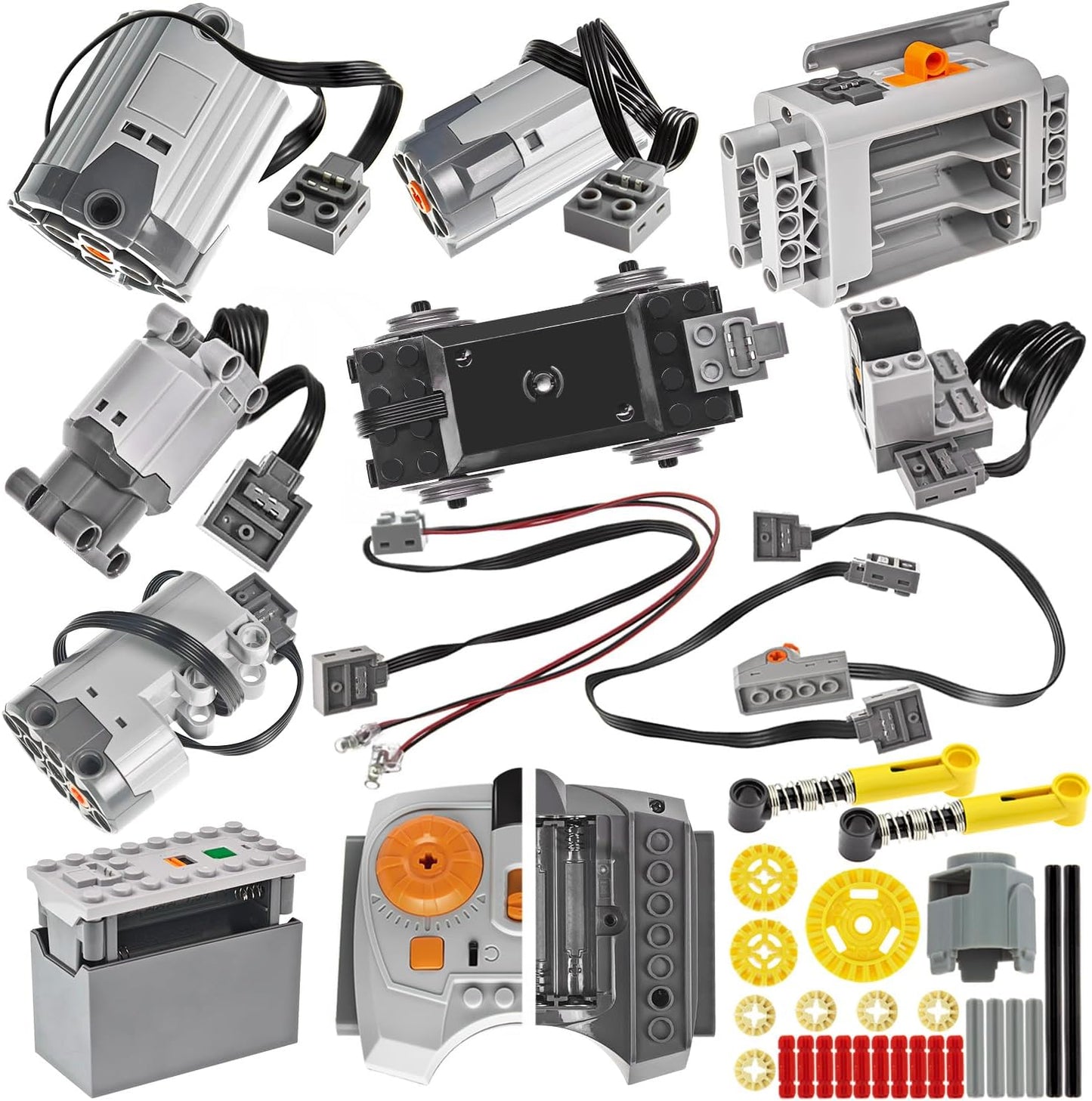 Power Functions Kit de motor 12 en 1 juego completo para bloques de...