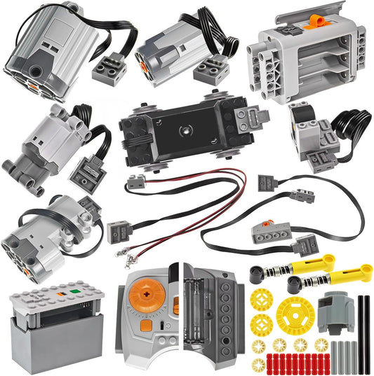 Power Functions Kit de motor 12 en 1 juego completo para bloques de...