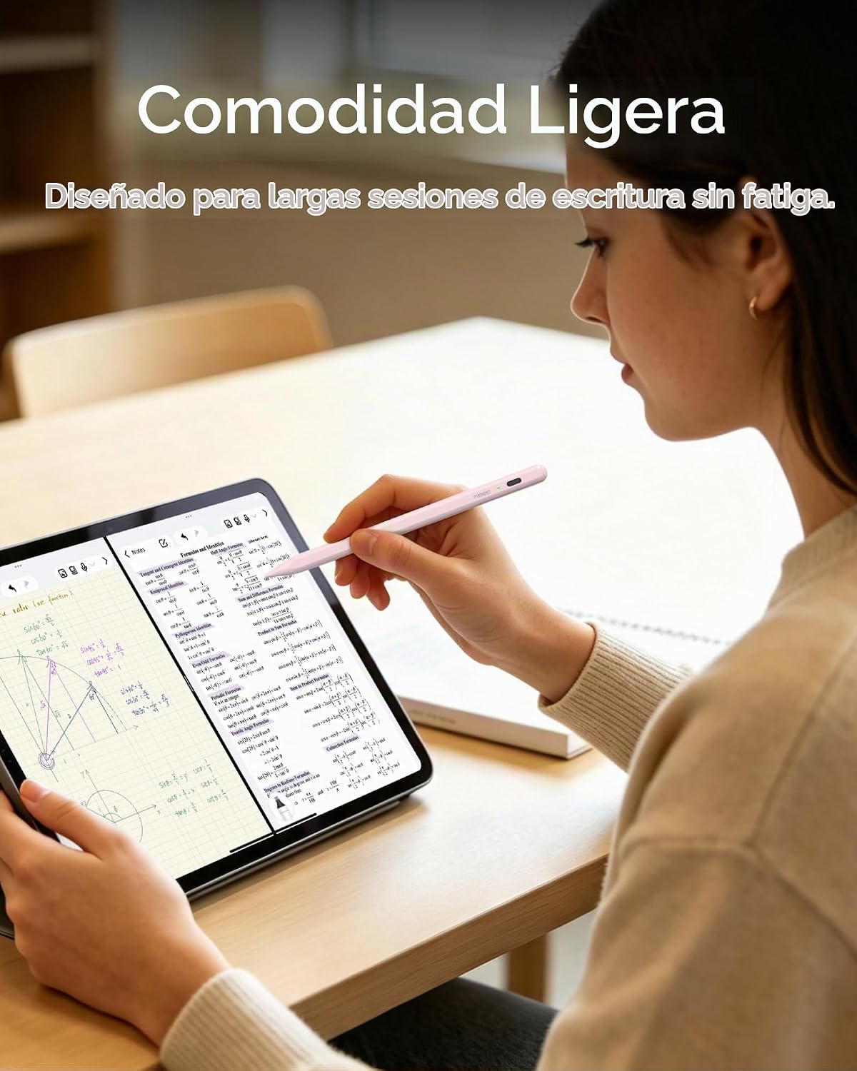 Metapen Lápiz Air8 para iPad 2018-2026, carga 10 minutos más rápida...