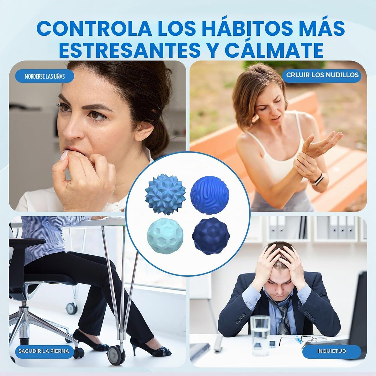 Pelotas magnéticas para adultos y adolescentes, juguetes silencioso...