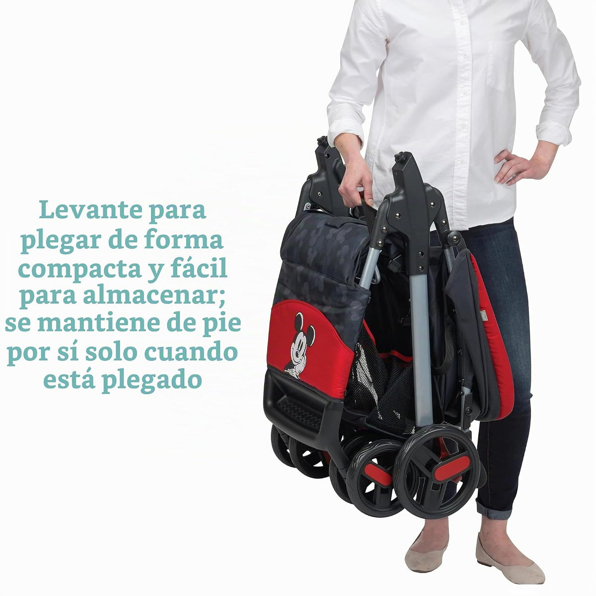 Sistema de viaje Disney Baby Mickey Mouse Simple Fold LX, se levant...