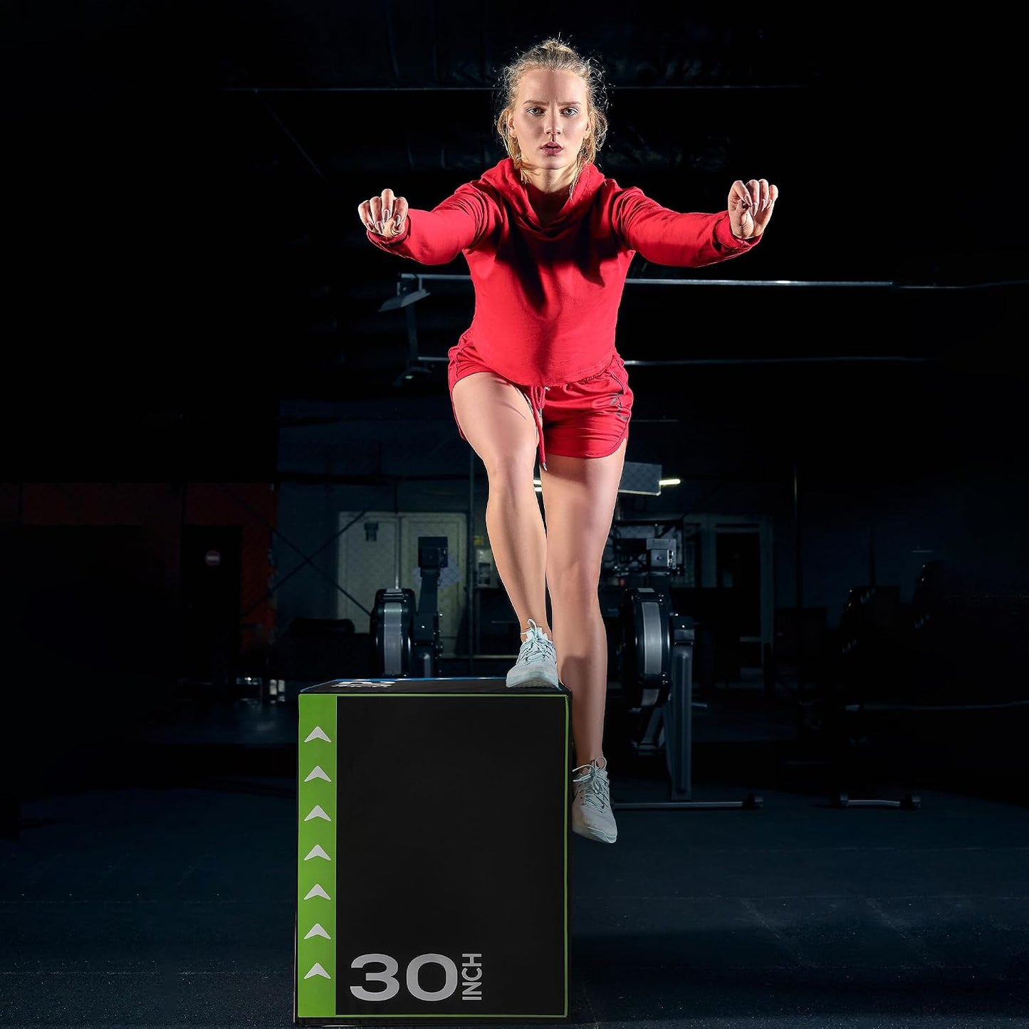 BalanceFrom Caja de salto pliométrica de espuma 3 en 1 para gimnasi...