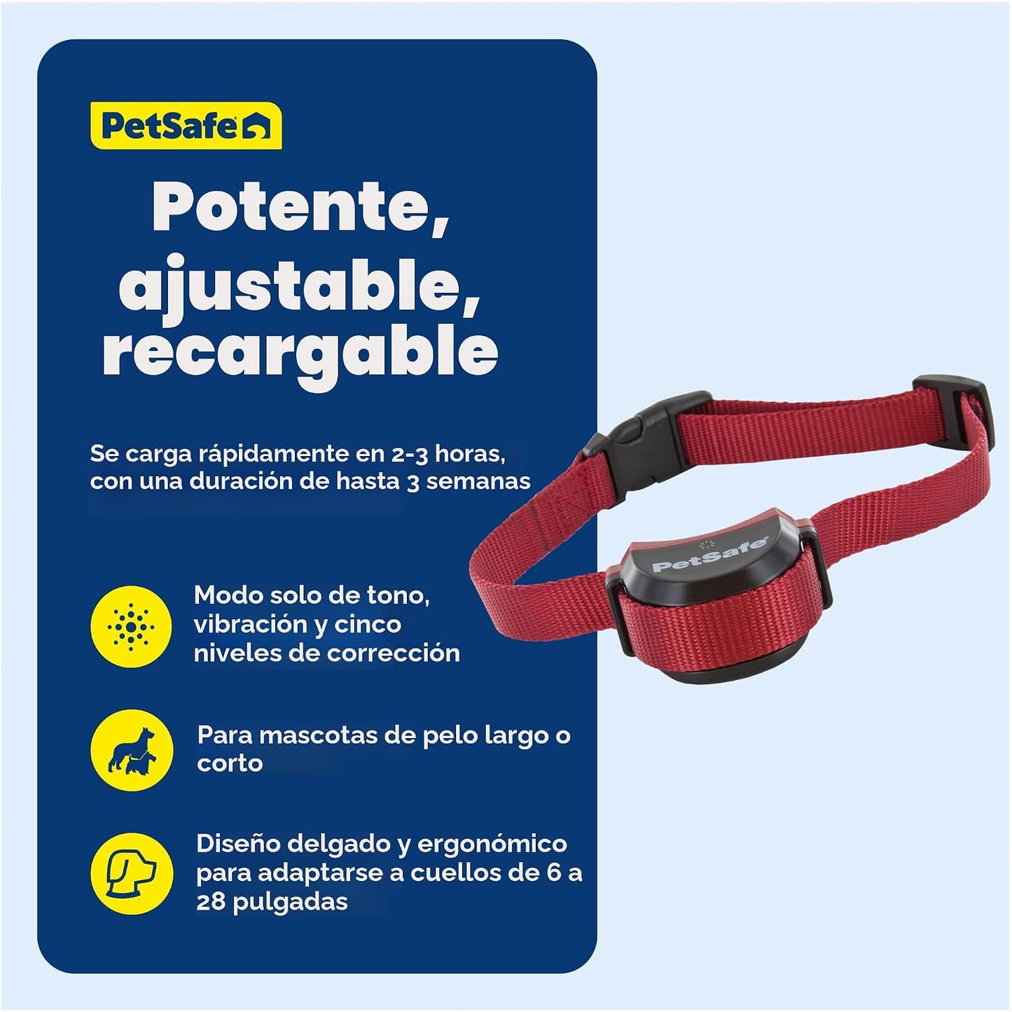 PetSafe Stay &amp; Play - Collar receptor de valla inalámbrica para...
