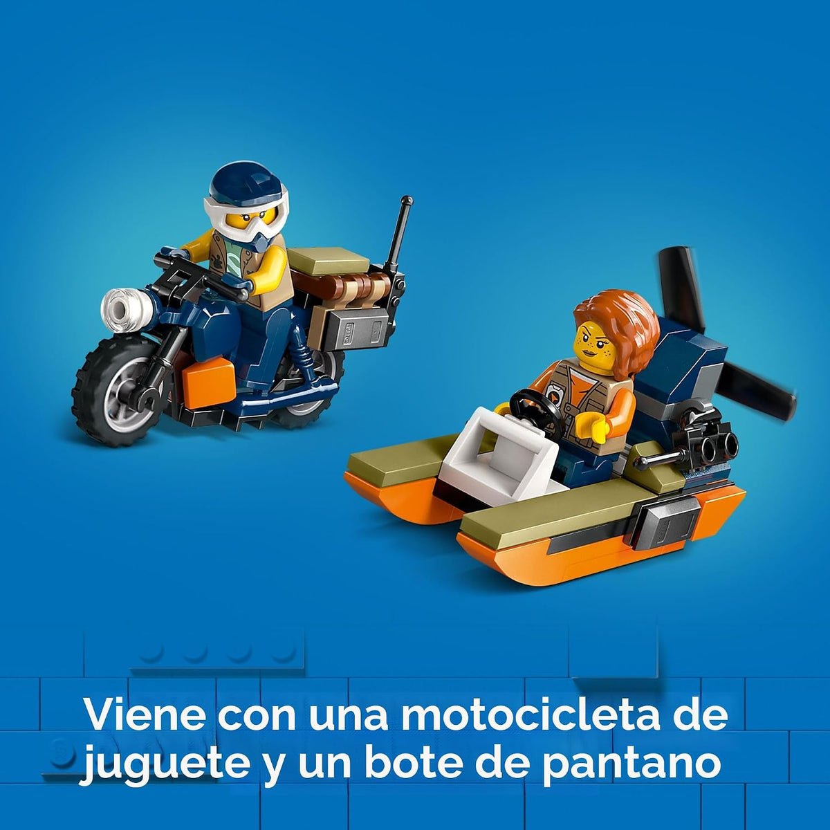 LEGO City Jungle Explorer - Helicóptero de juguete explorador de la...