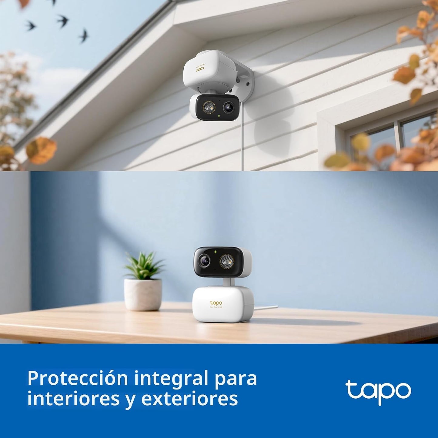Tapo 3K 5MP Cámara de seguridad Pan\/Tilt para interiores\/exterior...