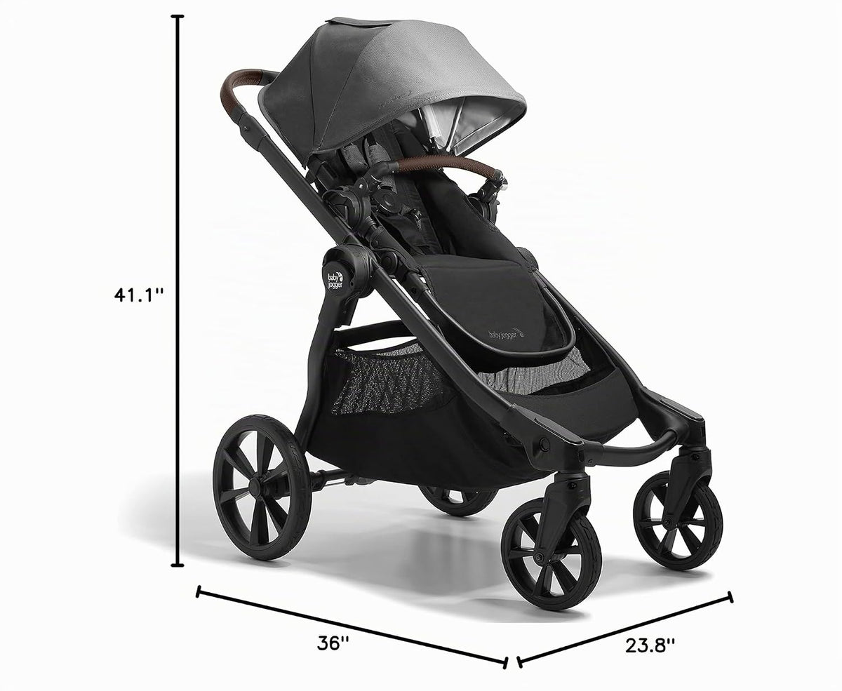 Baby Jogger City Select 2 - Cochecito modular individual a doble, c...