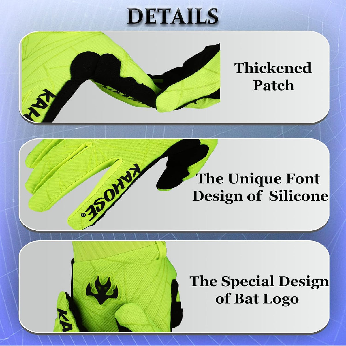 FASTGOOSE - Guantes de motocicleta unisex con pantalla táctil, para...
