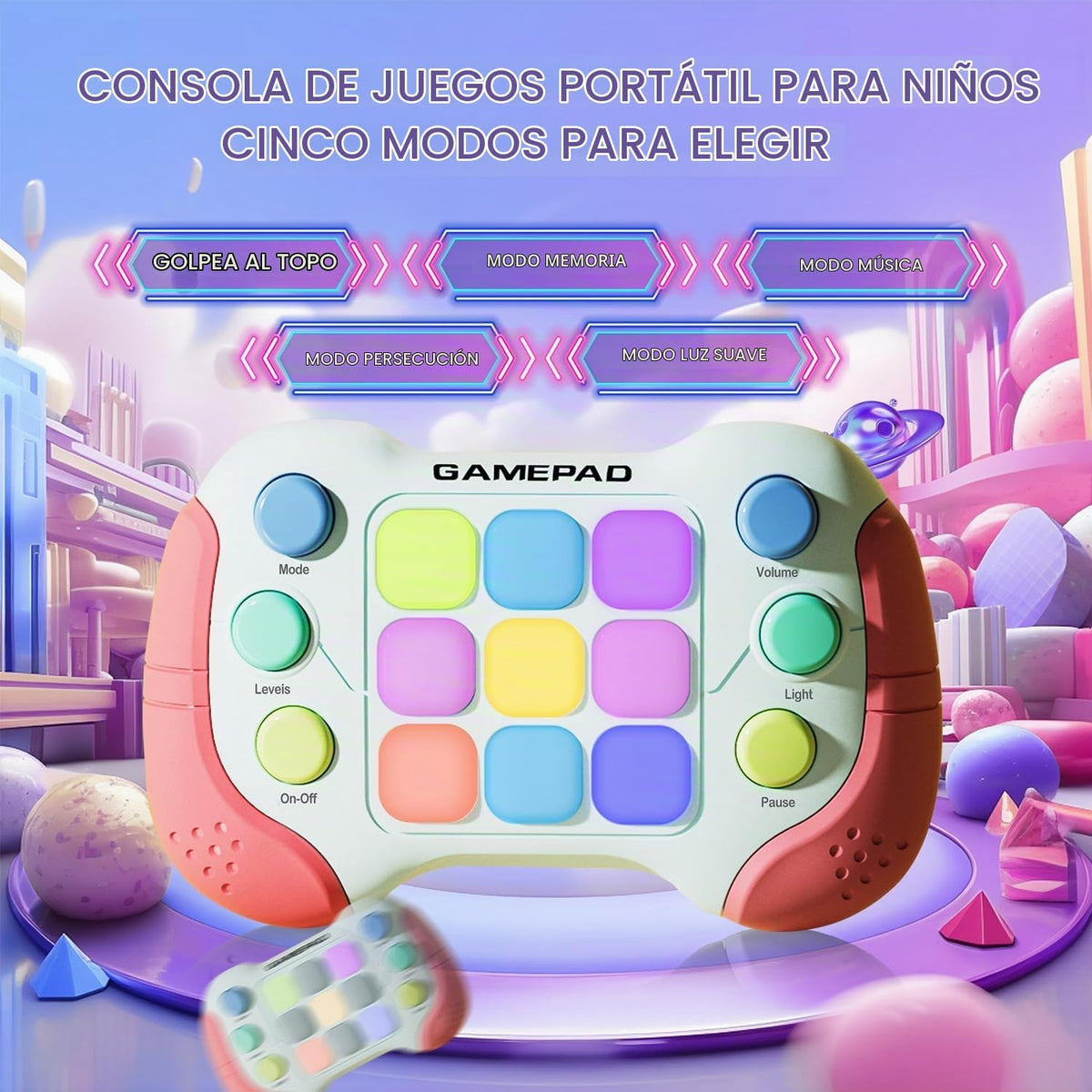 Manipuladores de juguetes de presión rápidos navideños, juegos actu...