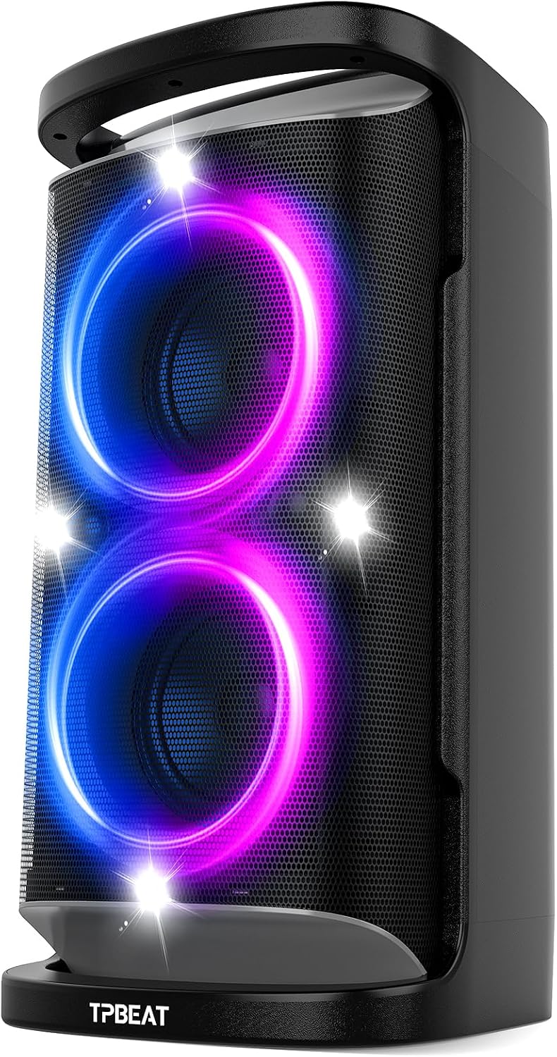 QxbJoy Altavoz Bluetooth Portátil: Sonido Potente de 160W de Pico,...