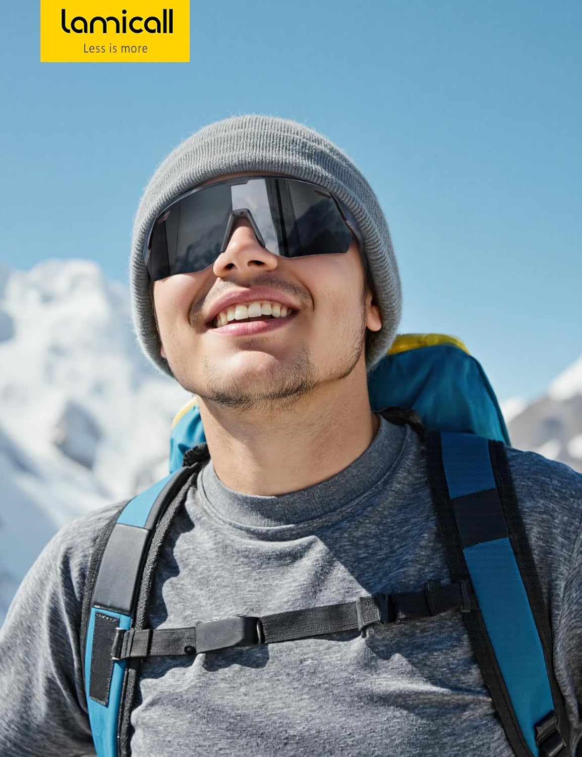 Lamicall Gafas de sol deportivas polarizadas de 0.85 oz para hombre...