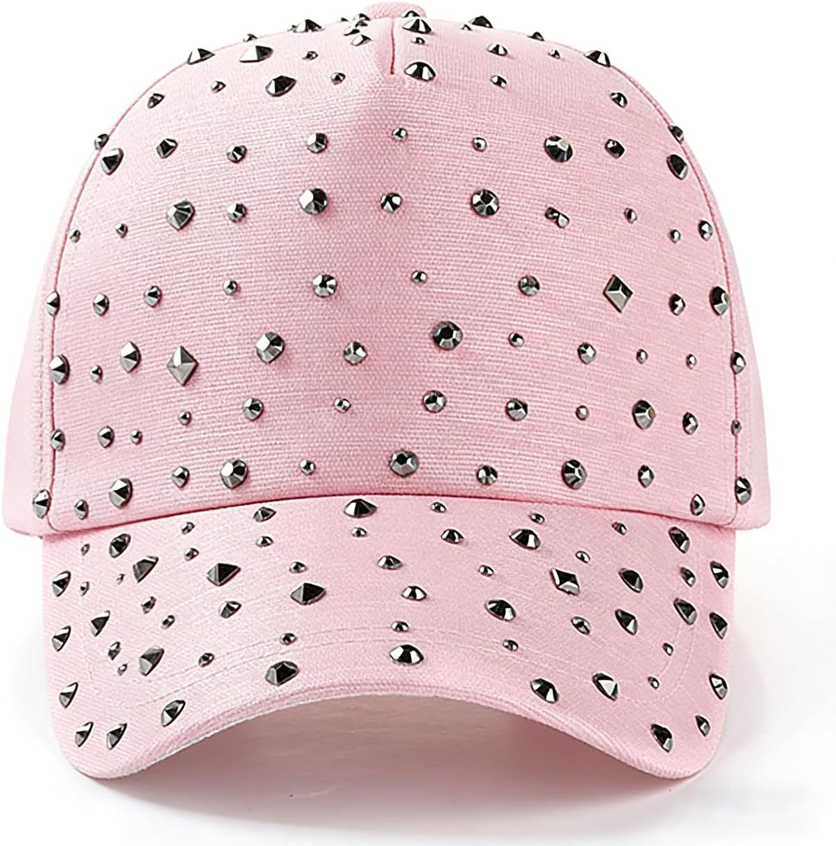 Gudessly Gorra de béisbol ajustable transpirable con diamantes de i...