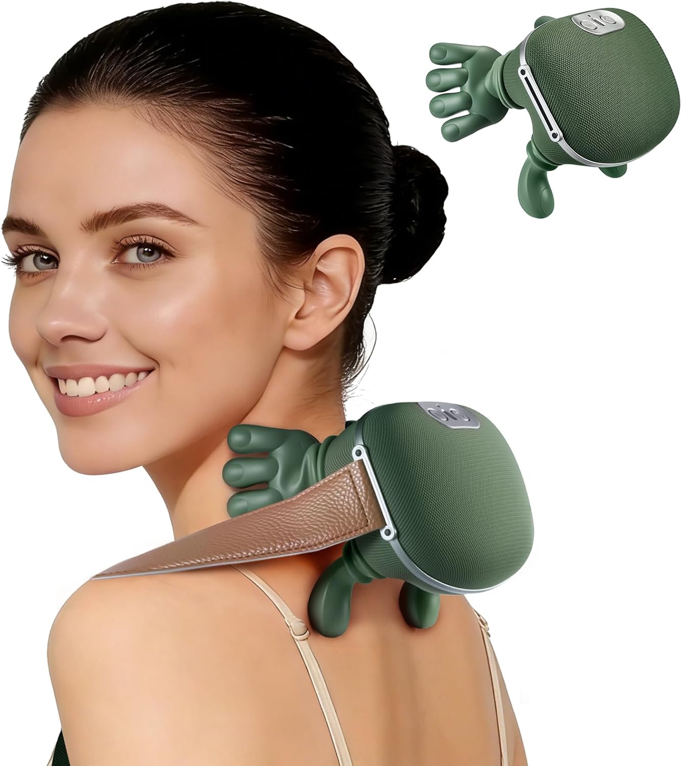 SAILIFE Masajeador de cuello calentado, nuevo masajeador biónico de...
