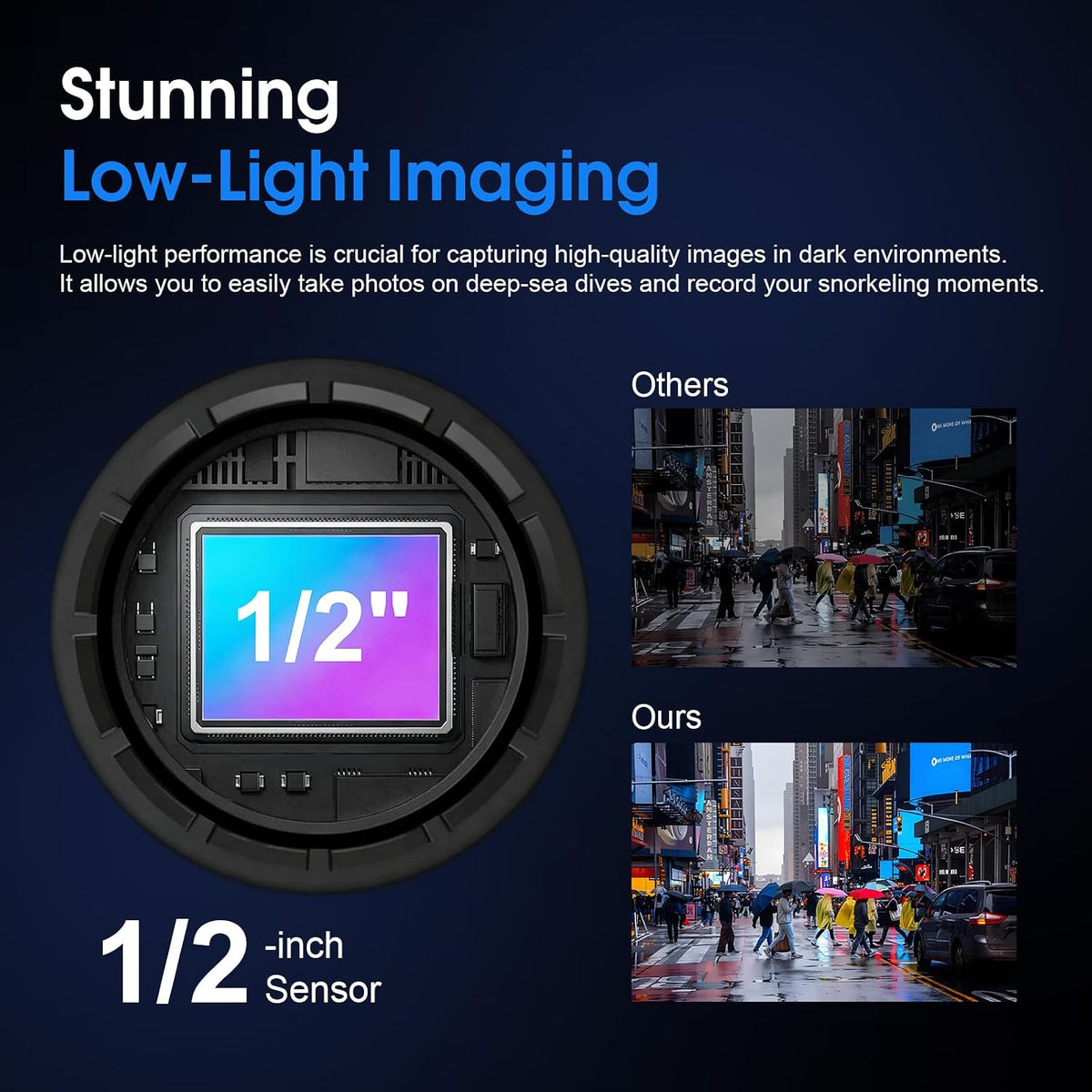 8K cámara subacuática WiFi 90MP 50FT táctil impermeable cámara 32GB...
