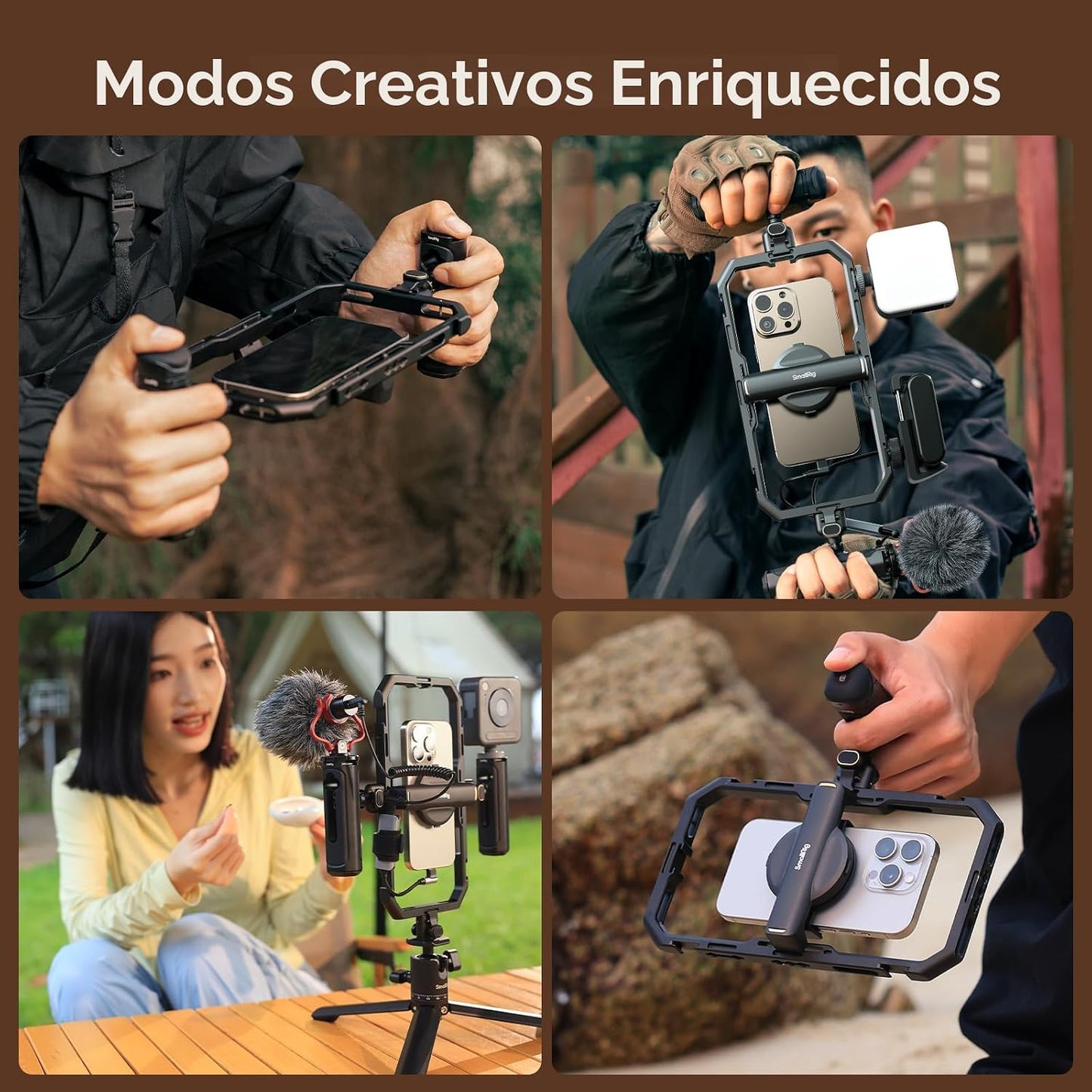 SmallRig - Kit todo en uno universal de liberación rápida para vide...