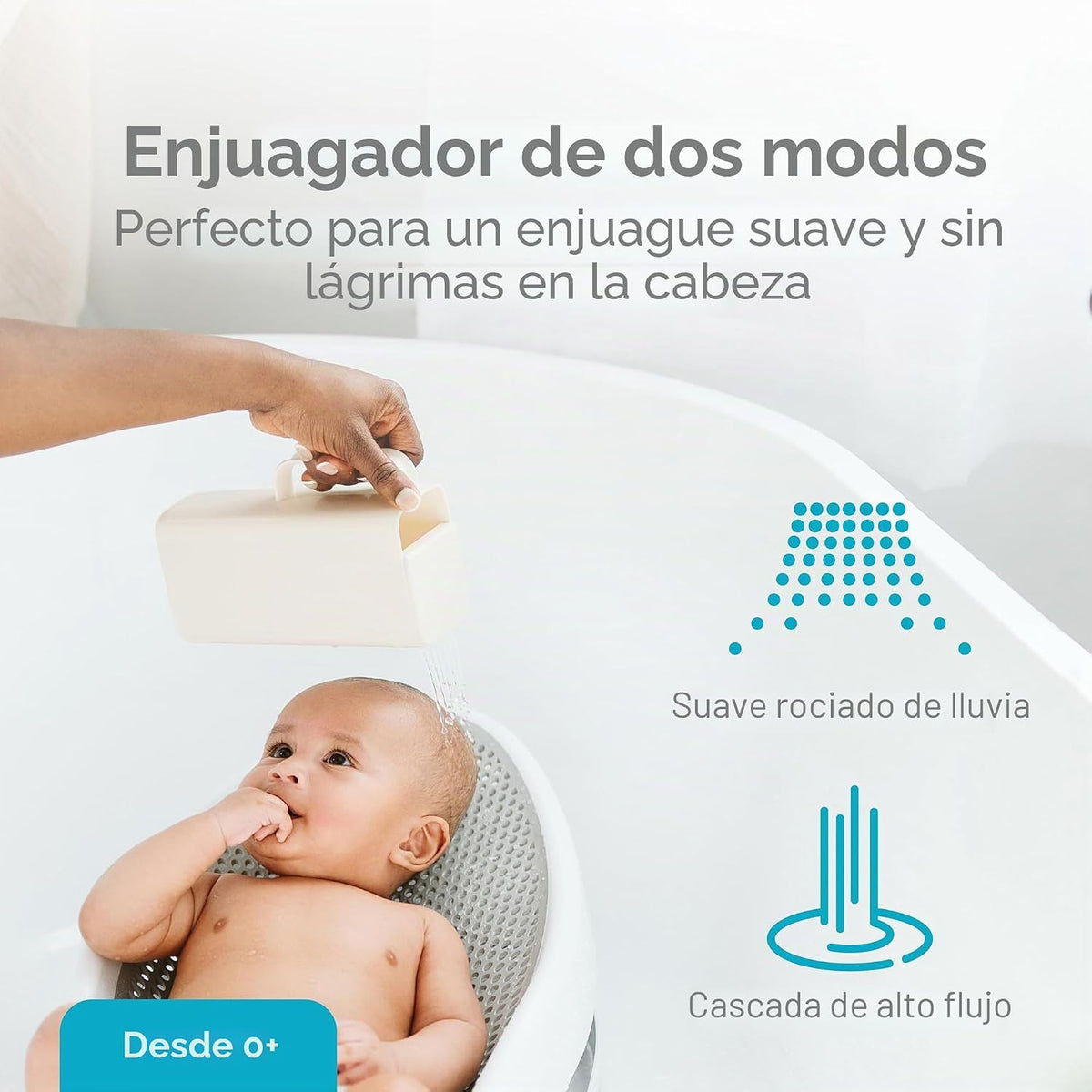 Angelcare Soft-Touch - Soporte de baño para bebé, color gris | El s...