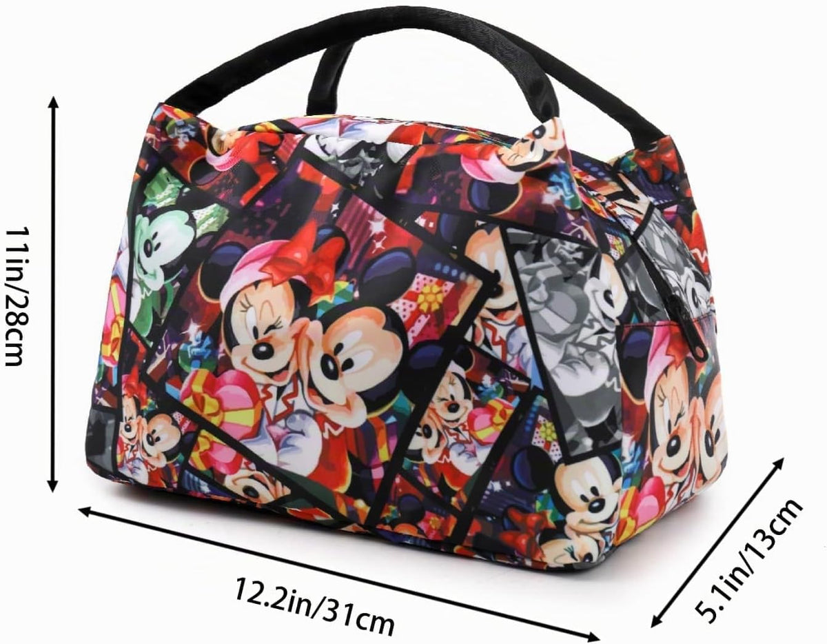 Bolsa de almuerzo de anime para mujer, hielera aislada, bonita lonc...
