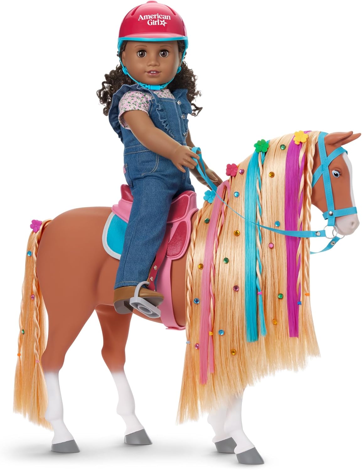 American Girl, Truly Me, Chestnut Charm Horse &amp; Hairstyling Acc...