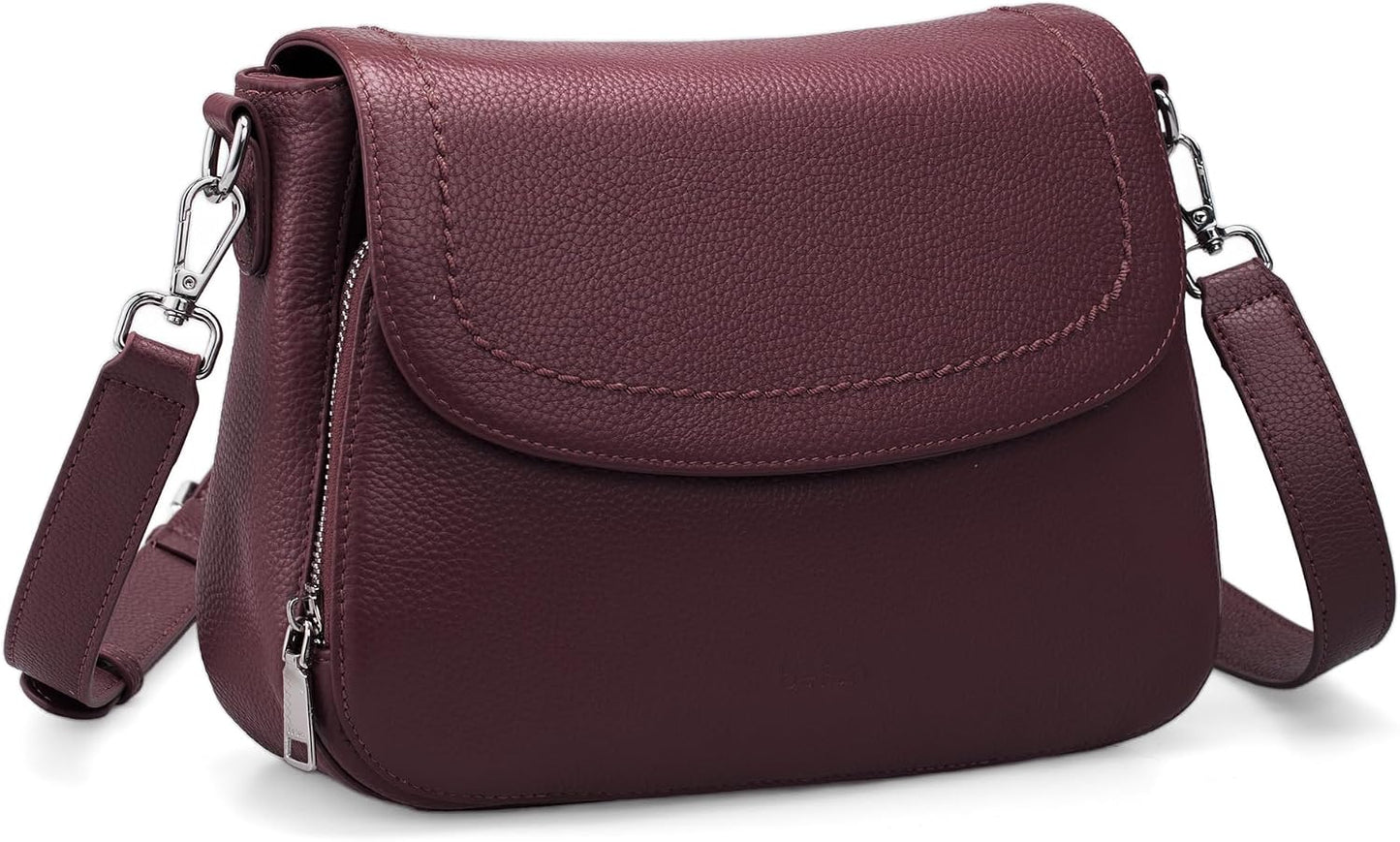 befen Bolsos cruzados de cuero genuino para mujer con cartera RFID...