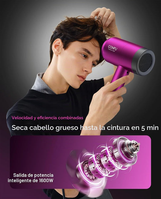 Secador de pelo, Secadores de pelo CONFU para mujer 21000PRM | Seca...