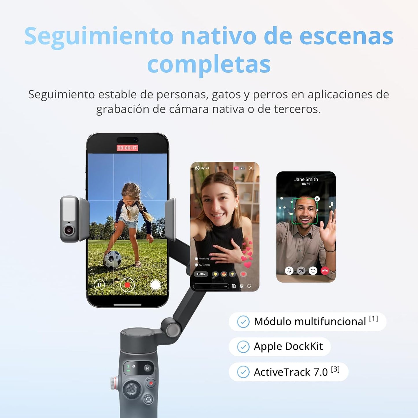 DJI Osmo Mobile 8 estabilizador de cardán para teléfono, estabiliza...