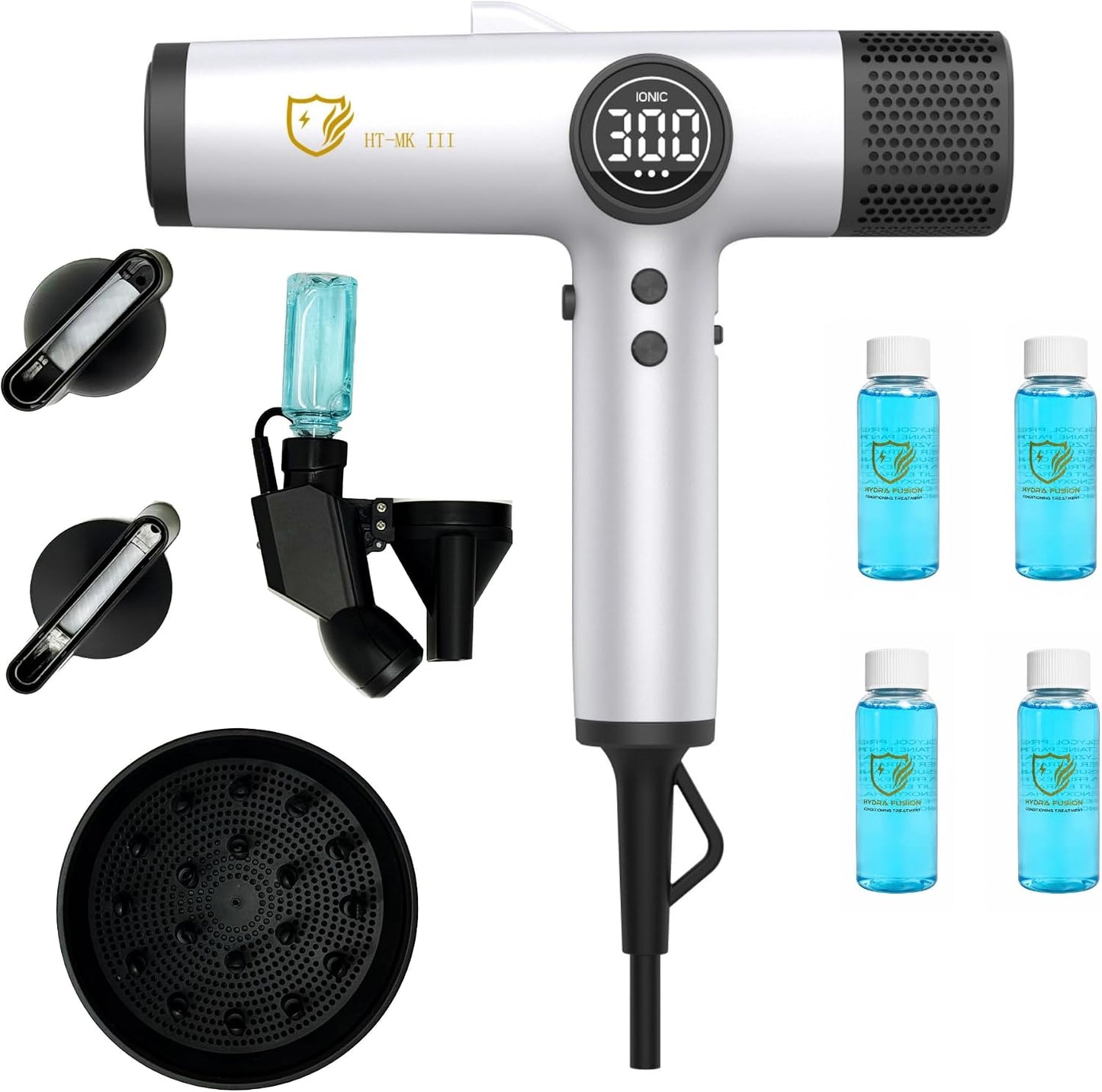 Hydra Turbo Mark 3 (blanco suave) Secador de pelo profesional iónic...