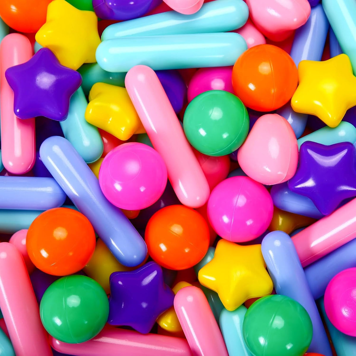 Heopeis Pelotas para Piscina de Pelotas con Formas de Estrellas, Co...