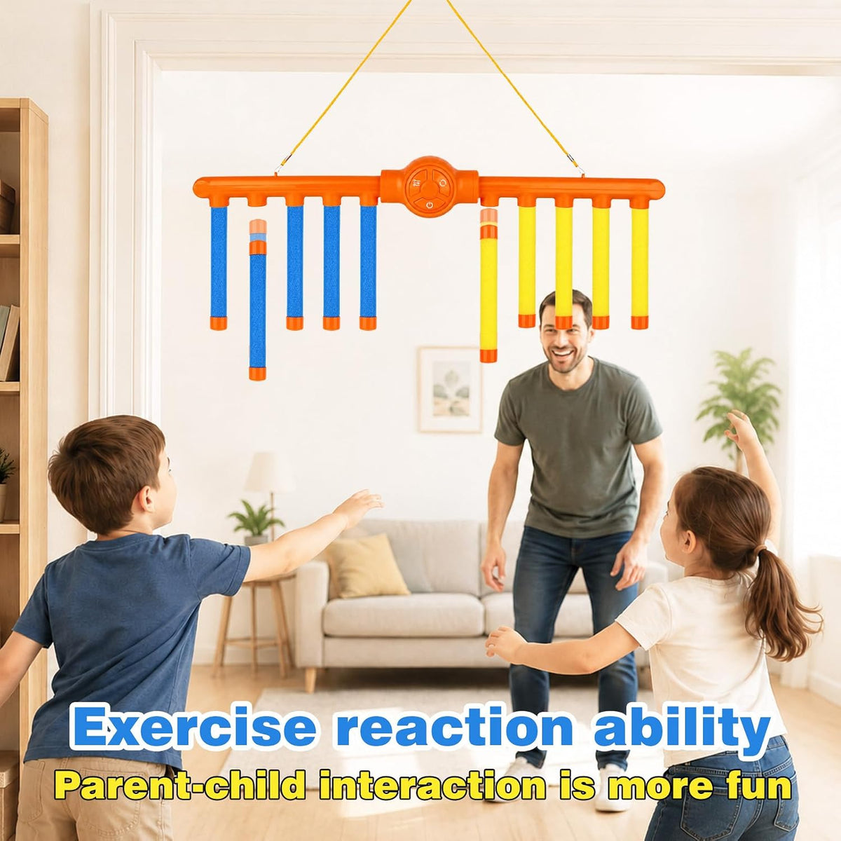 Reflex Drop Sticks Juego - 3 velocidades Solo\/Dual Play, (sin cont...
