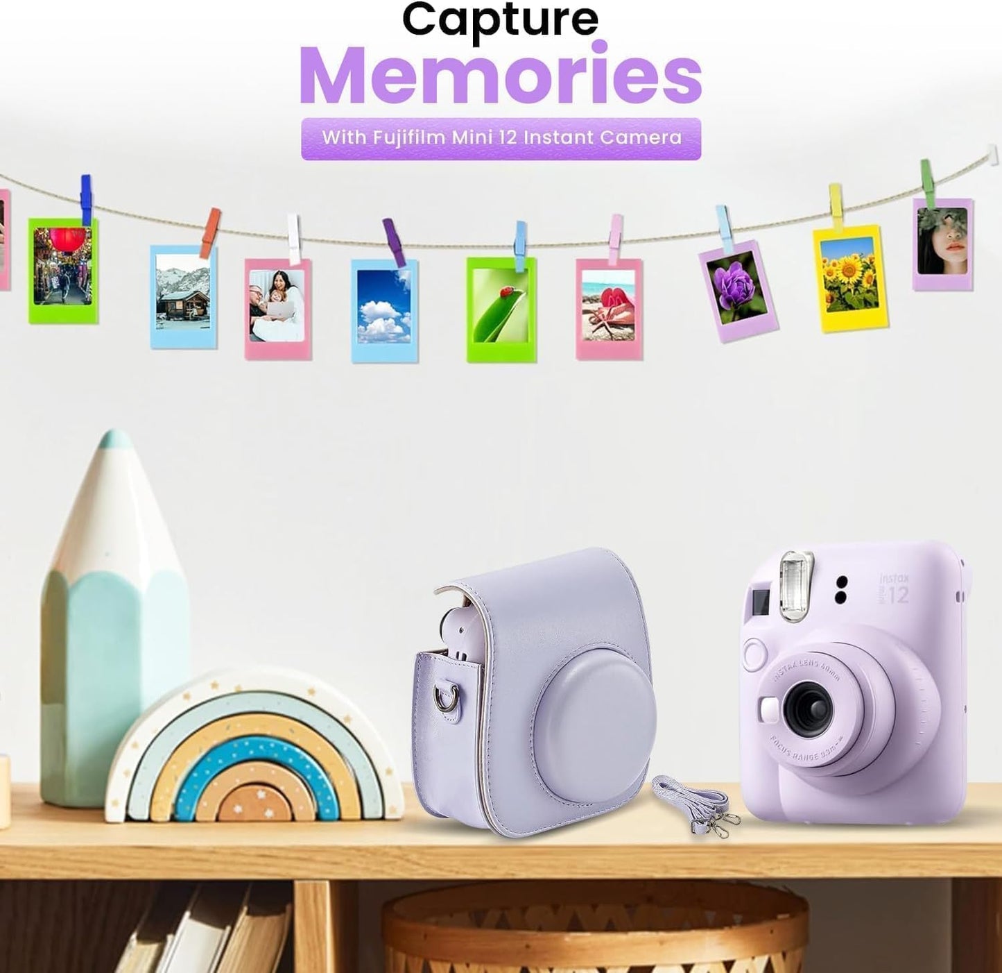 Paquete navideño FUJIFILM INSTAX Mini 12 2025 | con película extra...