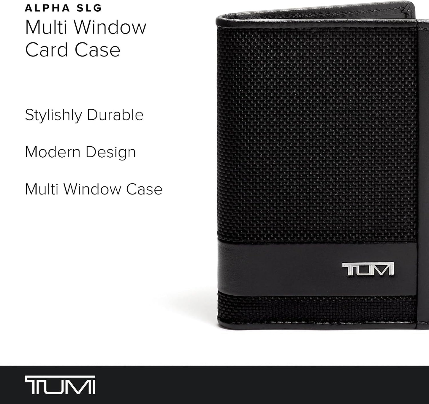 Tumi 01192274 ALPHA SLG - Tarjetero con ventana múltiple, producto...