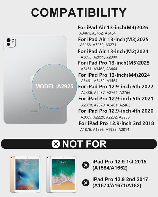 Funda giratoria con teclado para iPad Pro de 13 pulgadas M5\/M4 y i...