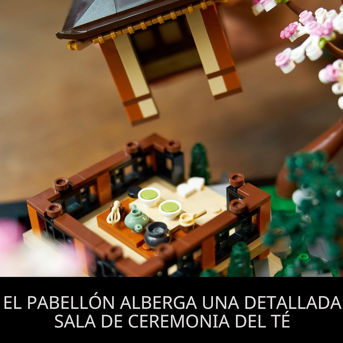 LEGO Icons Tranquil Garden Building Set \u2013 Kit detallado de jar...