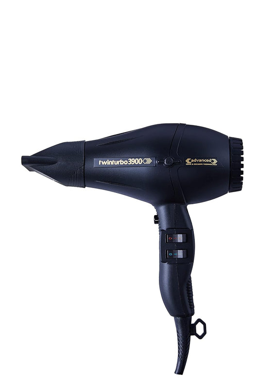 Turbo Power Twin Turbo 3900 - Secador de pelo avanzado - Negro